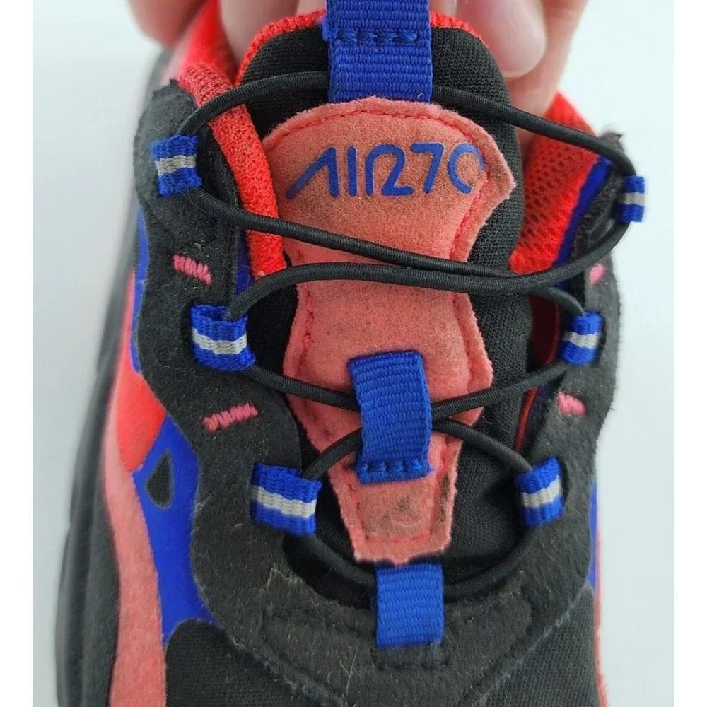 Nike Toddler Air Max 270 React TD Running Shoes CT1584-600 Toddler‎ Kids Size 8C